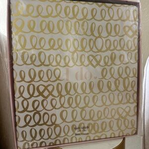 Kate Spade New York Gold and White 'I Do' Wedding Planner